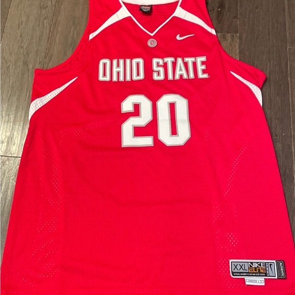 Nike Other - Ohio State Buckeyes Jersey Mens 2XL Red #20 Basketball Dri Fit Nike
